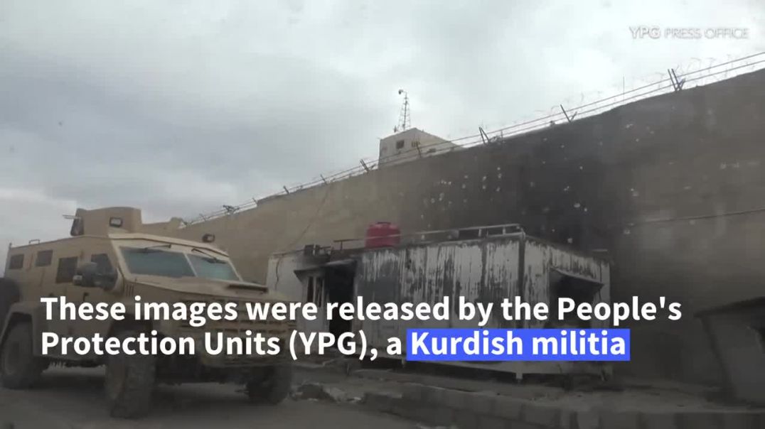 Kurdish YPG show deployment in Syria prison after IS attack _ AFP