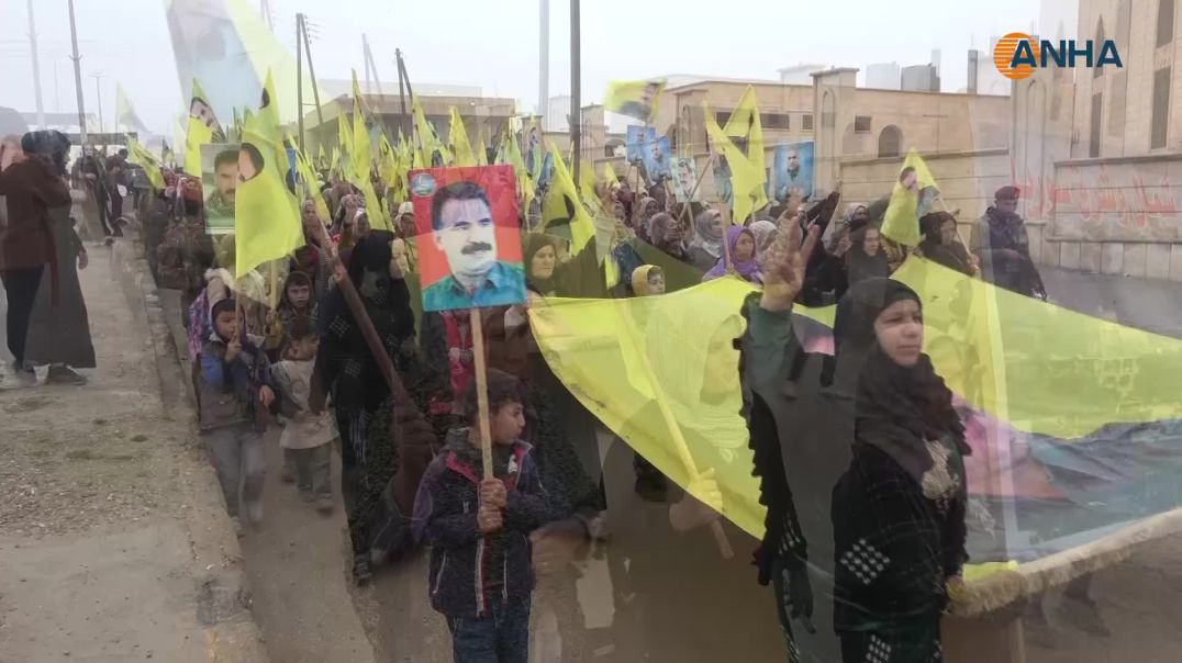 مظاهرة مطالبة بالحرية الجسدية للقائد عبدالله أوجلان