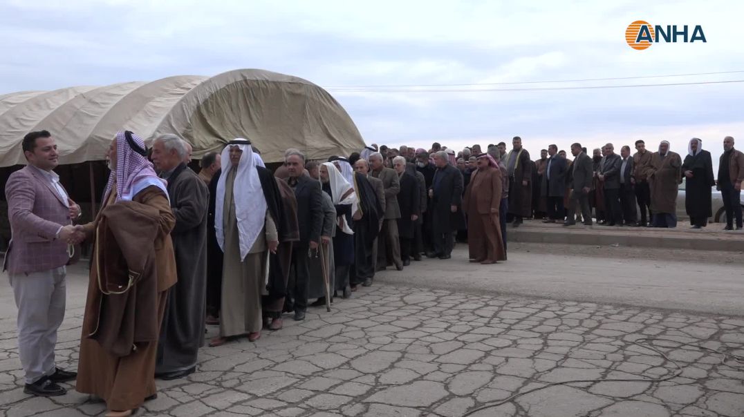 مراسم صلح بين قبيلتي السادة النعيم والجحيش في الحسكة