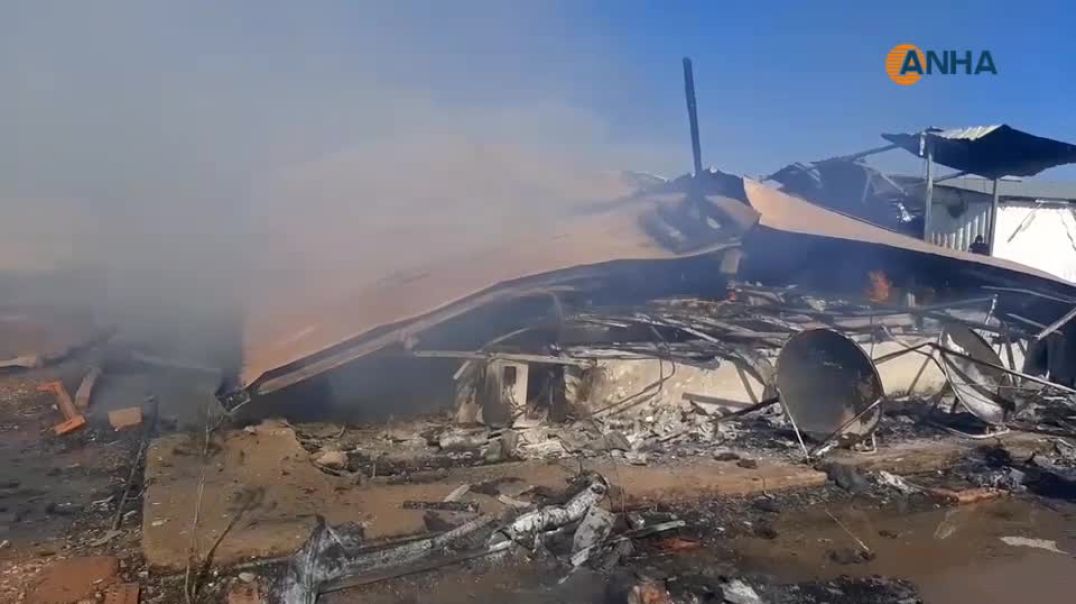 جيش الاحتلال يستهدف موقعاً سابقاً لشركة لافارج