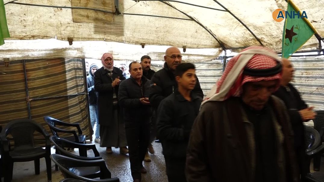 أهالي قامشلو وكوباني يقدمون واجب العزاء لذوي المقاتلة نودم وان