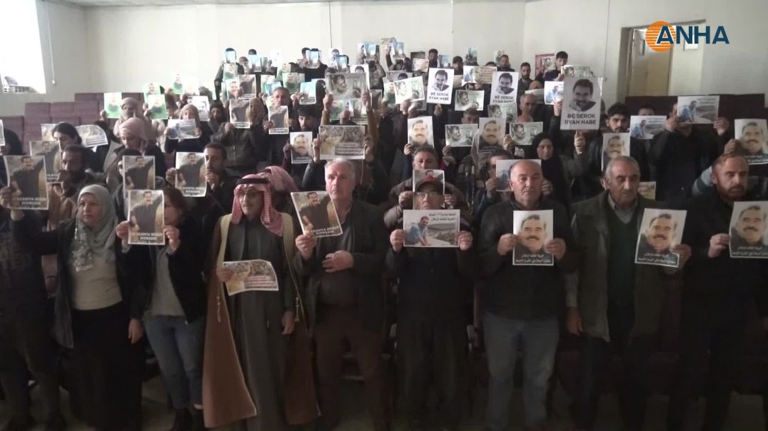 الفعاليات المطالبة بحرية القائد آبو تتوالى في إقليم شمال وشرق سوريا