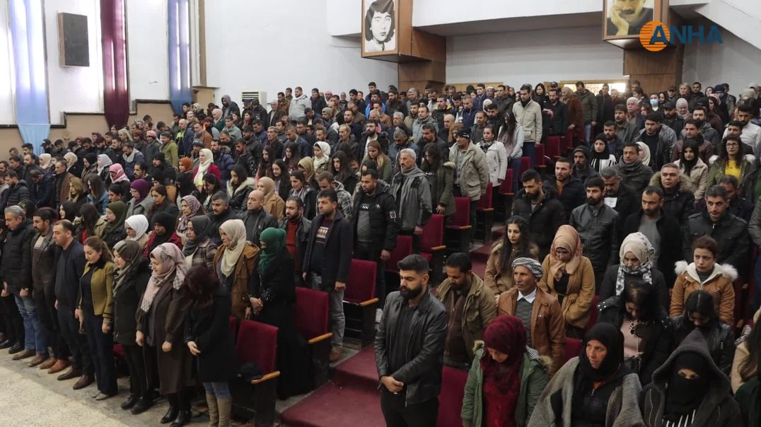 الإدارة الذاتية الديمقراطية تنظم محاضرة حول المؤامرة الدولية بحق القائد عبد الله أوجلان