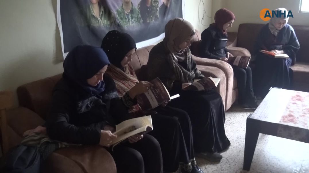 النساء في مقاطعة الجزيرة ينظمن حلقات لقراءة كتب القائد عبد الله أوجلان-جل اغا
