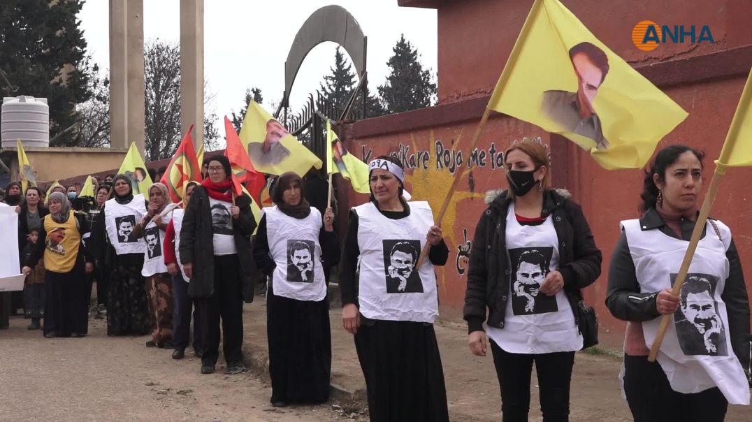 تتعالى الأصوات في إقليم شمال وشرق سوريا لحرية القائد عبد الله أوجلان الجسدية 