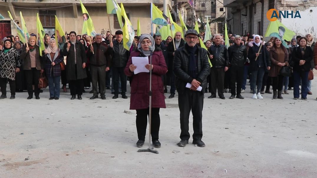 بدء جمع التواقيع لحرية القائد عبد الله أوجلان الجسدية في حلب عقب قامشلو