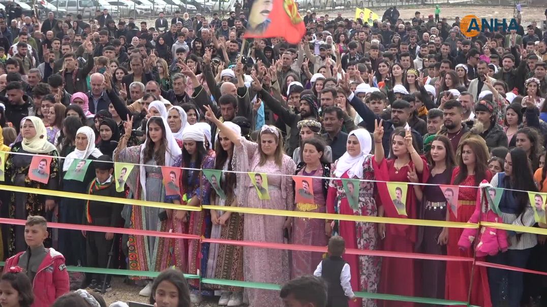 إيقاد شعلة نوروز في 8 مراكز وبدء الاحتفالات بإقليم شمال وشرق سوريا- ديرك