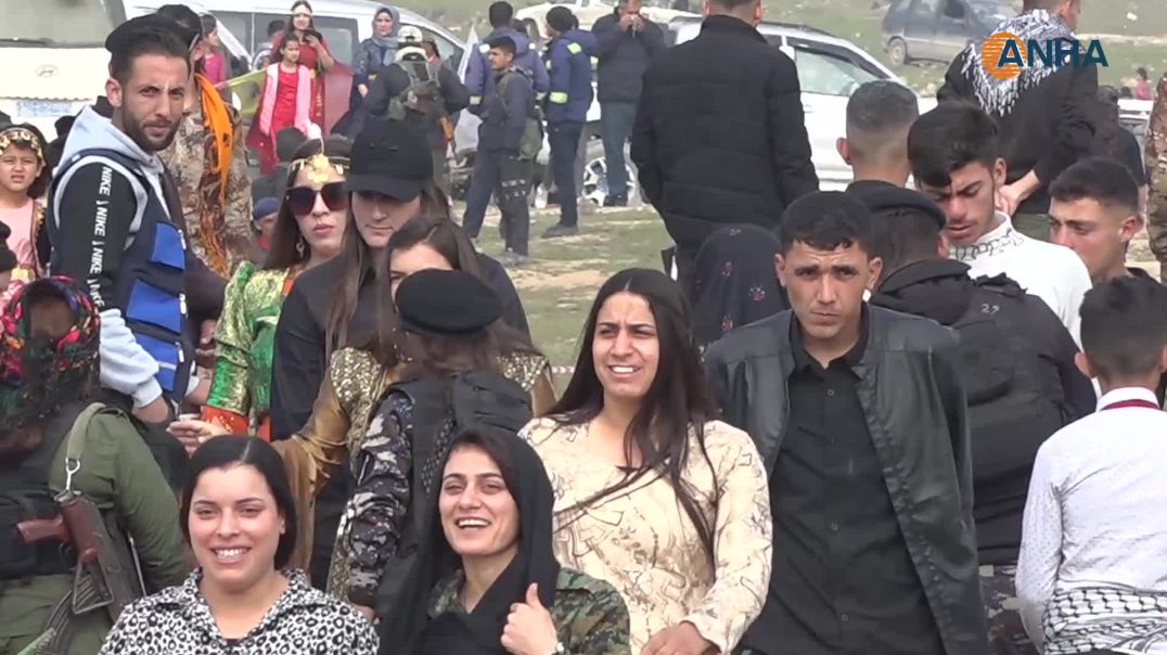 إيقاد شعلة نوروز في 8 مراكز وبدء الاحتفالات بإقليم شمال وشرق سوريا- الحسكة