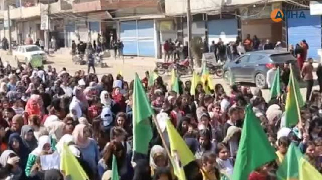5 مسيرات في مقاطعة الجزيرة بمناسبة 8 آذار كركي لكي