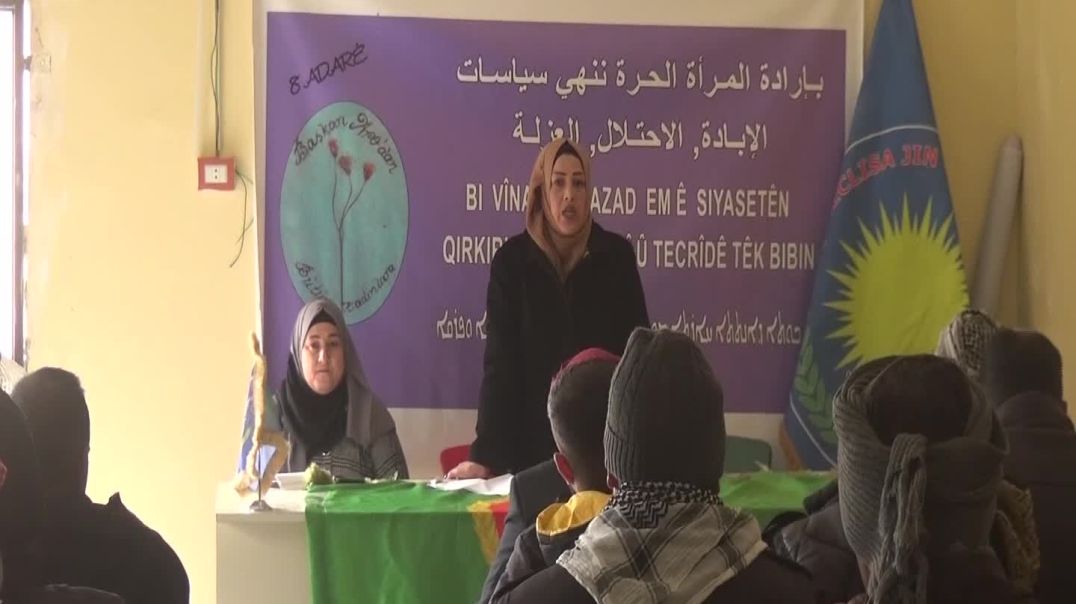 تنظيم دورات تدريبية وتزيين ناحية بمناسبة 8 آذار -تل حميس