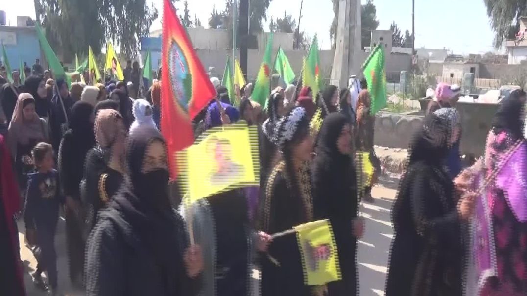 5 مسيرات في مقاطعة الجزيرة بمناسبة 8 آذار- تل حميس