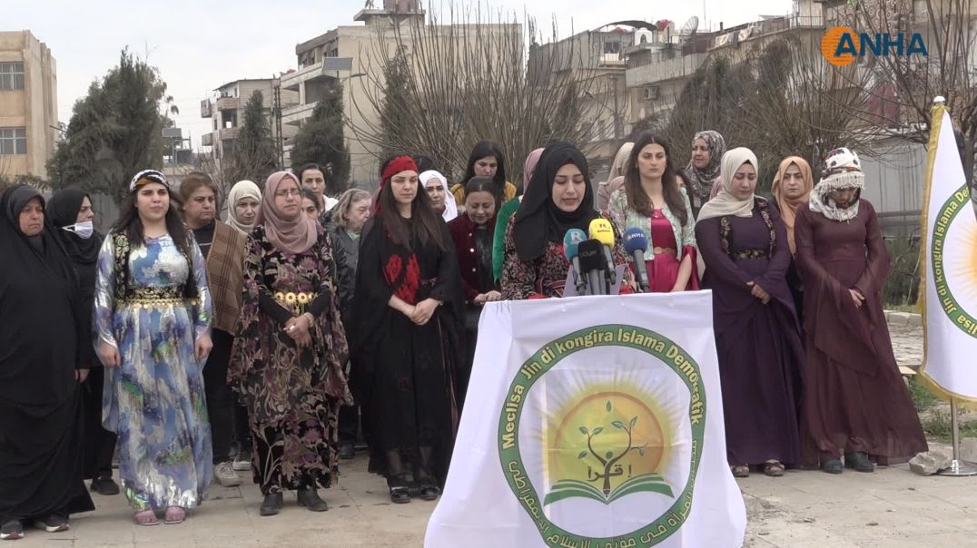 ⁣إشادة بنضال المرأة ودعوة لوحدة نسائية عالمية- قامشلو