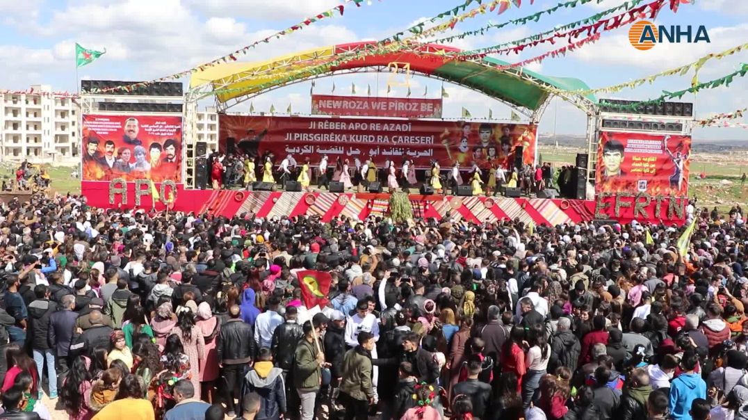 عشرات الآلاف ينهون احتفالهم بنوروز في كوباني وحلب