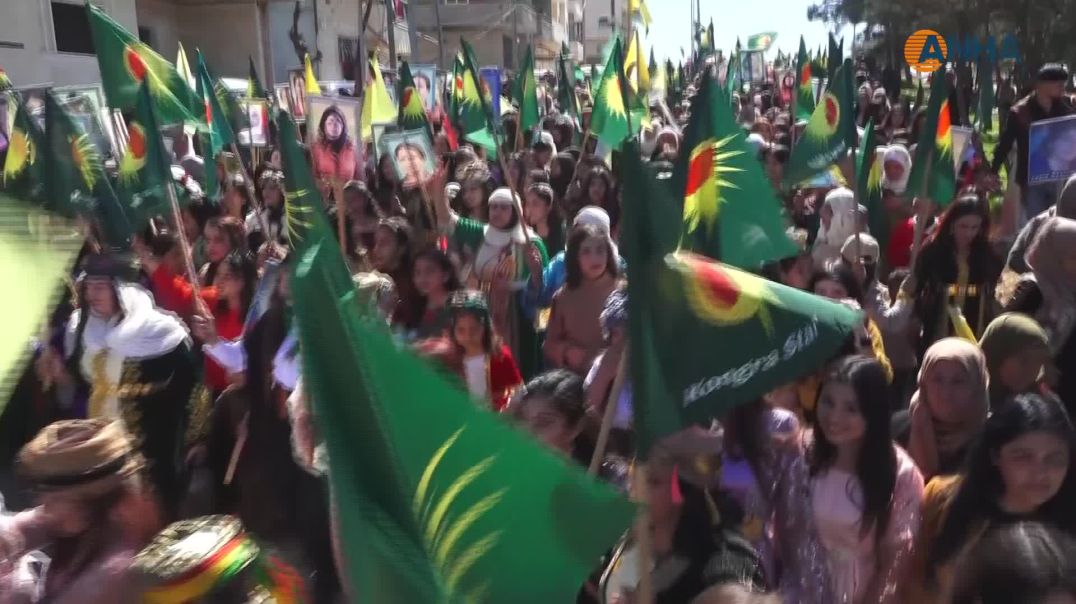 مشاهد متنوعة من فعاليات اليوم العالمي للمرأة في إقليم شمال وشرق سوريا وحلب- كزباني