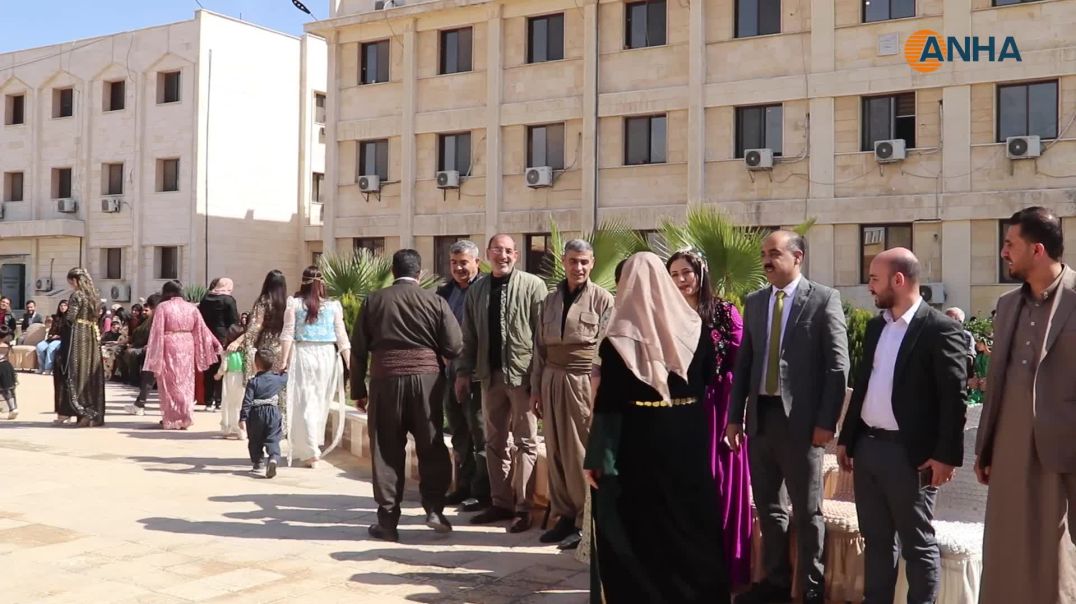 ايقاد شعلة نوروز في الادارة الذاتية لأقليم شمال وشرق سوريا