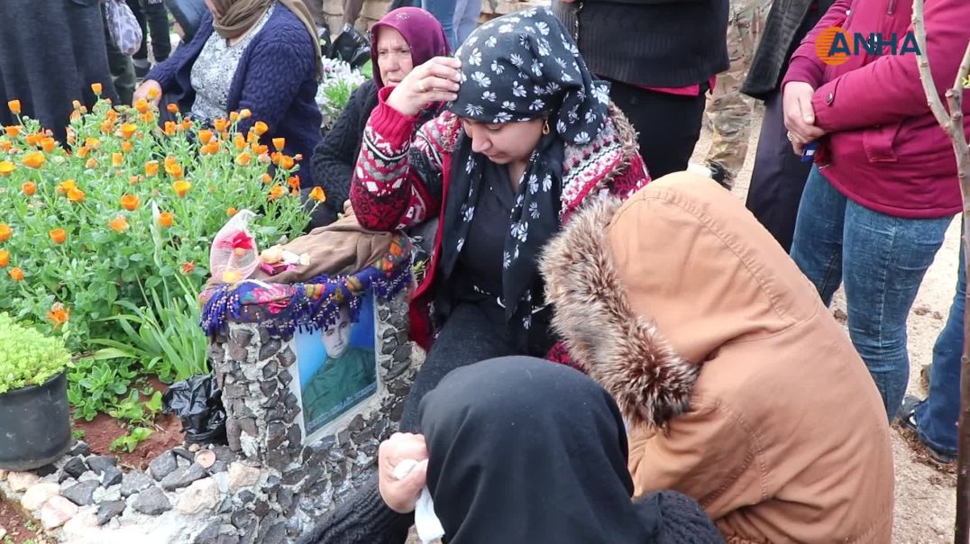 أداء صلاة العيد وزيارة أضرحة الشهداء في إقليم شمال وشرق سوريا-شهباء