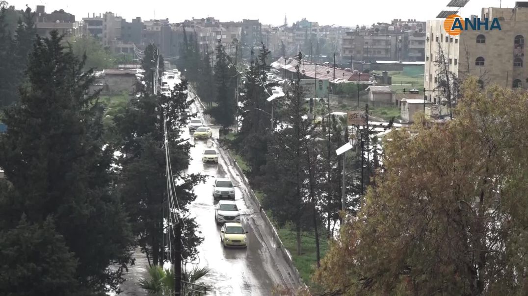 هطولات مطرية غزيرة في مناطق إقليم شمال وشرق سوريا