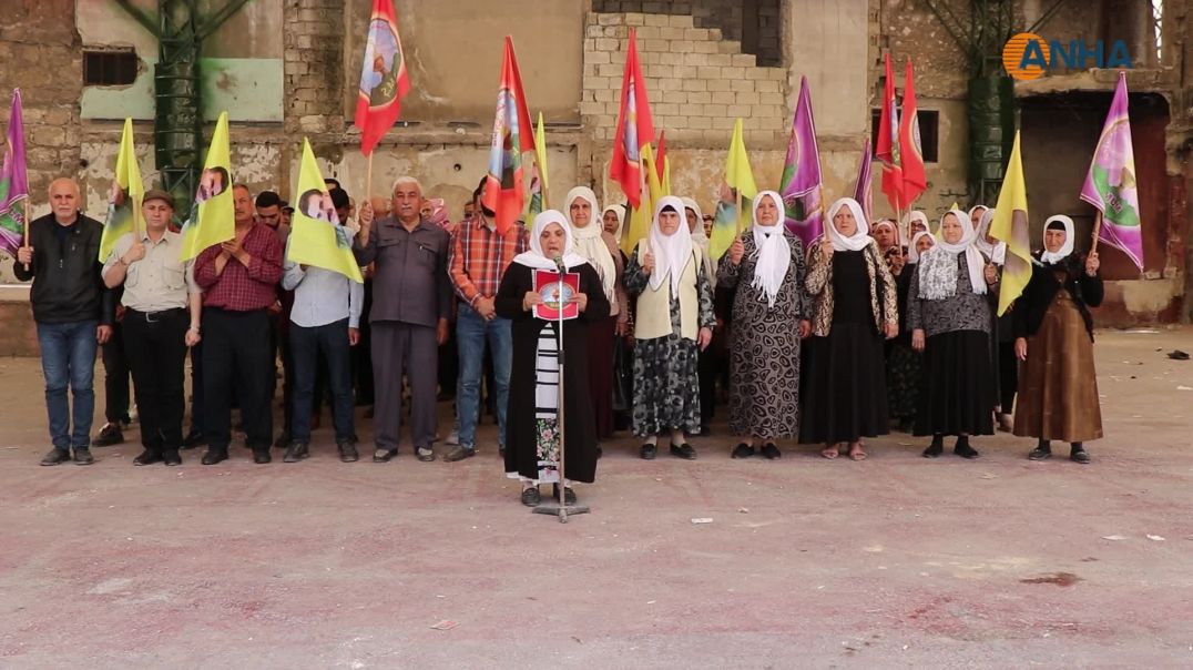 التنديد بالهجمات التركية على الكريلا مستمر لليوم الثاني في إقليم شمال وشرق سوريا-حلب
