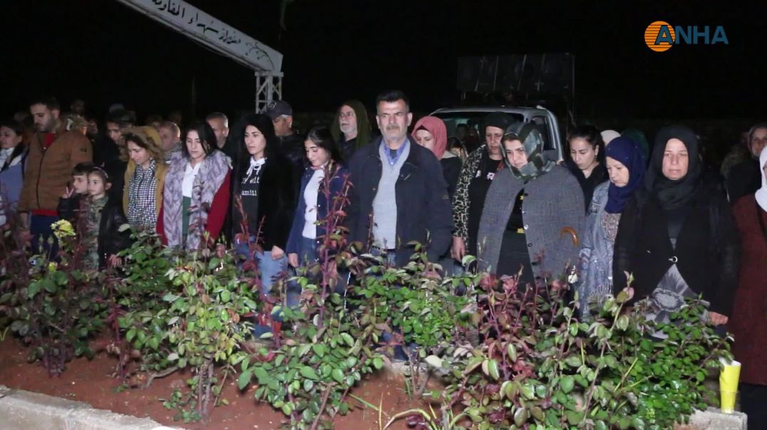 عشية عيد الفطر إيقاد الشموع على أضرحة الشهداء- حلب