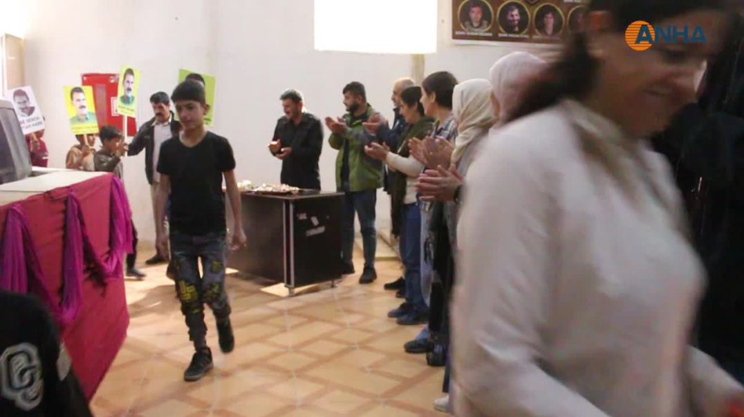 احتفالية لأبناء الشهداء في جل آغا بمناسبة ميلاد القائد عبد الله أوجلان