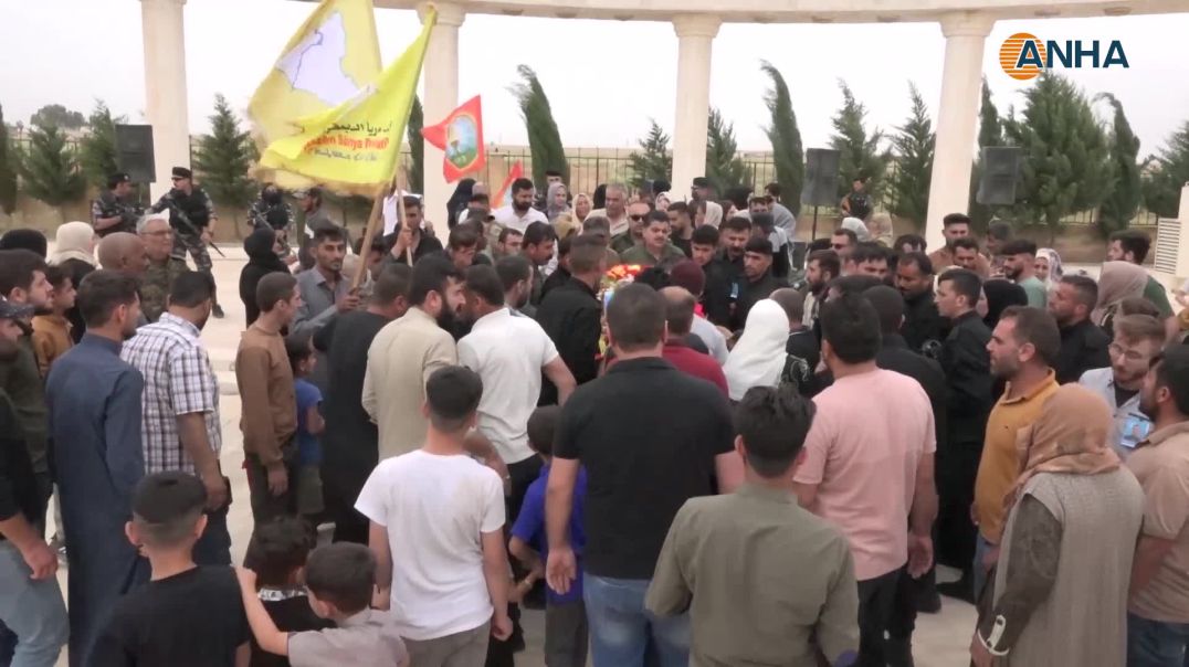تشييع جثمان عضو قوى الأمن الداخلي عدنان محمد في الرقة