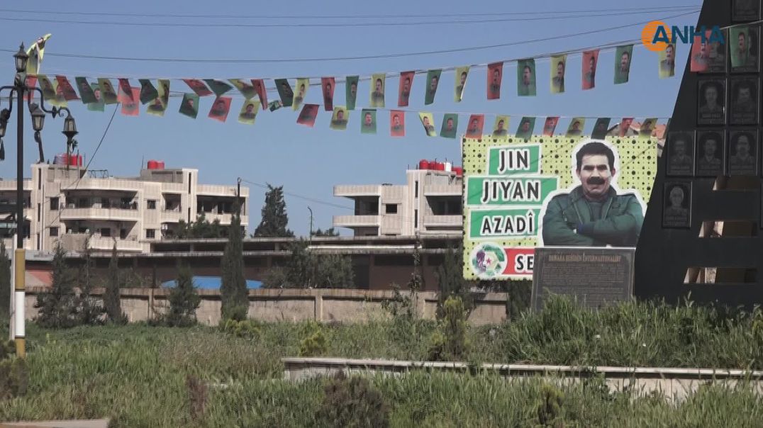 4 نيسان في شوارع وعلى جدران مدينة قامشلو