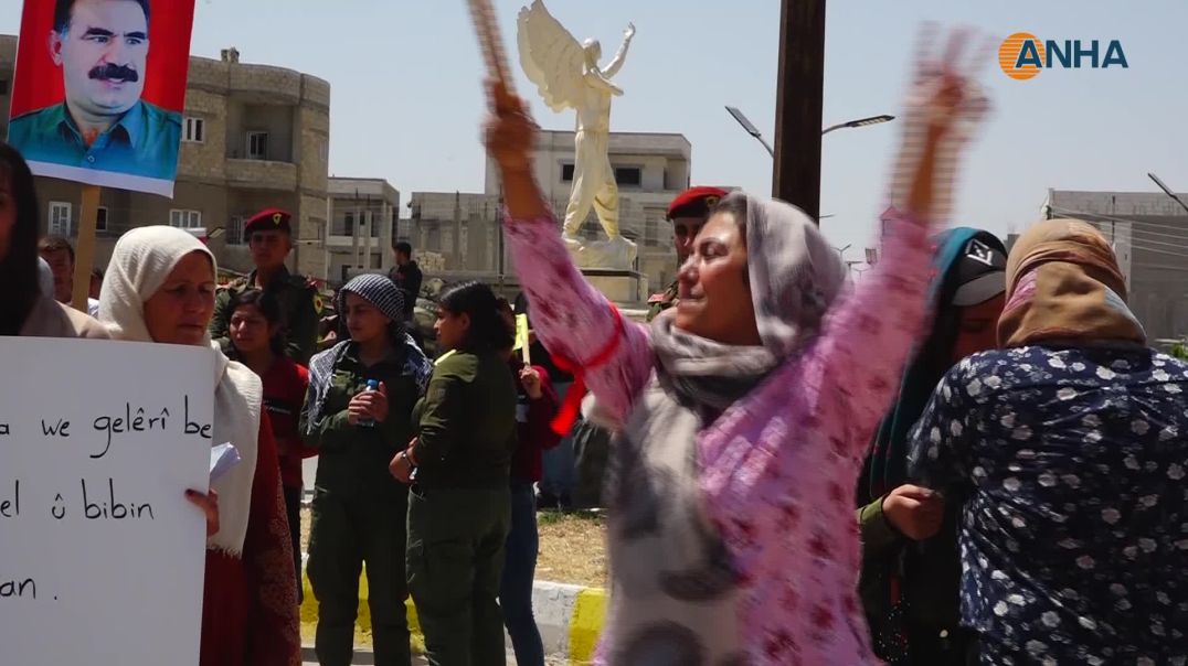 حناجر أهالي مقاطعة الفرات تصدح "لا حيادة دون القائد"-كوباني