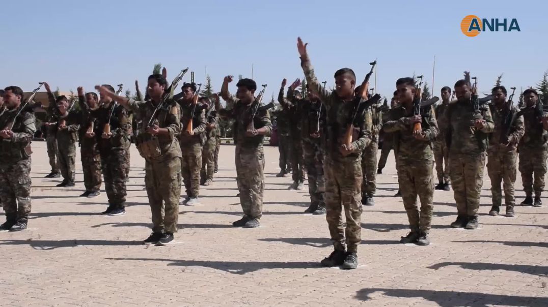 تشييع جثماني مقاتلين من قوات سوريا الديمقراطية في الشدادي