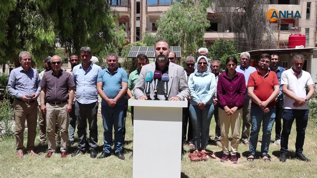 ⁣تنظيمات في إقليم شمال وشرق سوريا تعرب عن تضامنها مع معتقلي "قضية كوباني"