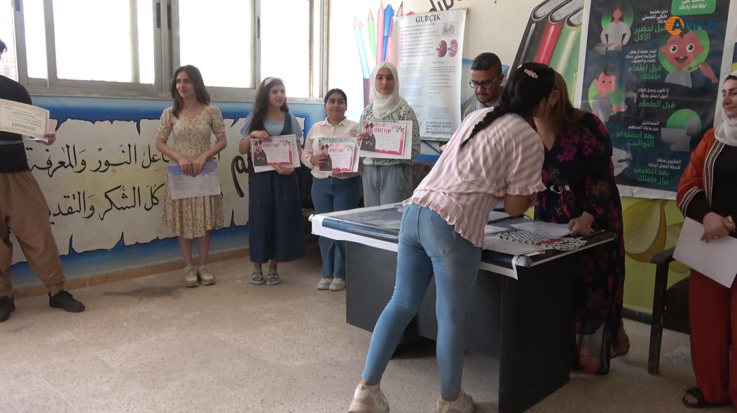 توزيع الجلاءات المدرسية في إقليم شمال وشرق سوريا-الحسكة