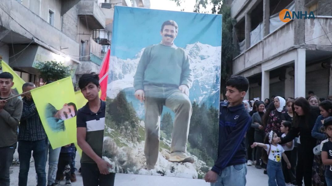 ⁣تظاهرة في حلب: مواصلة النضال حتى تحقيق حرية القائد ومساندة مقاومة الكريلا