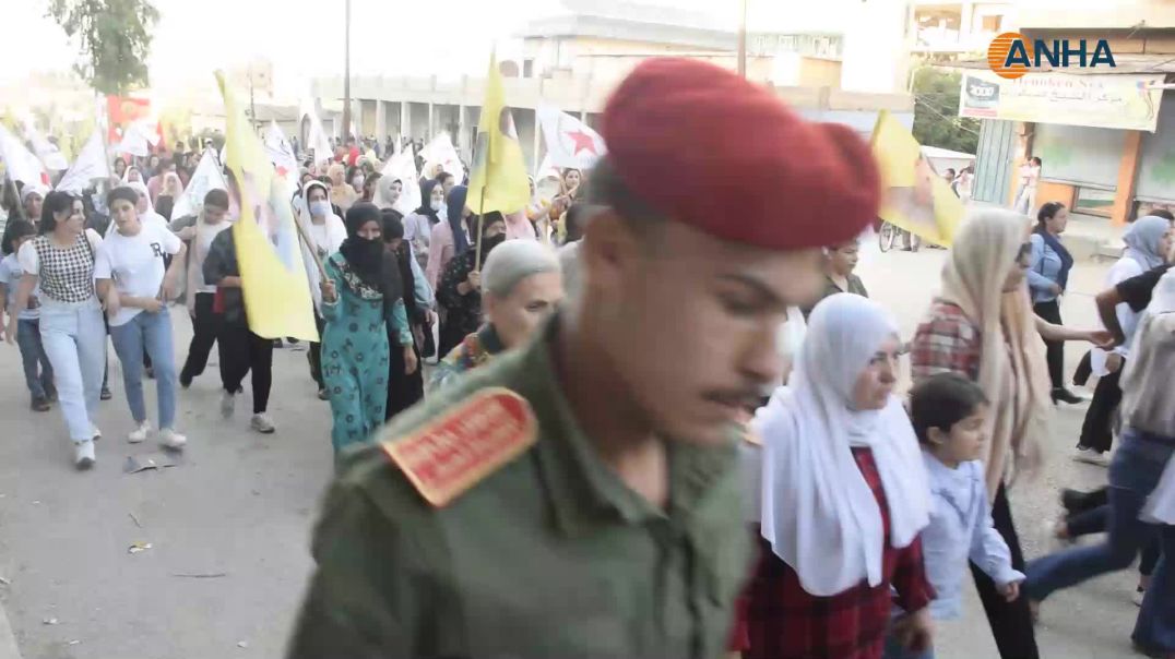 خلال مسيرات جماهيرية ... أراضينا ليست أهدافاً لأردوغان