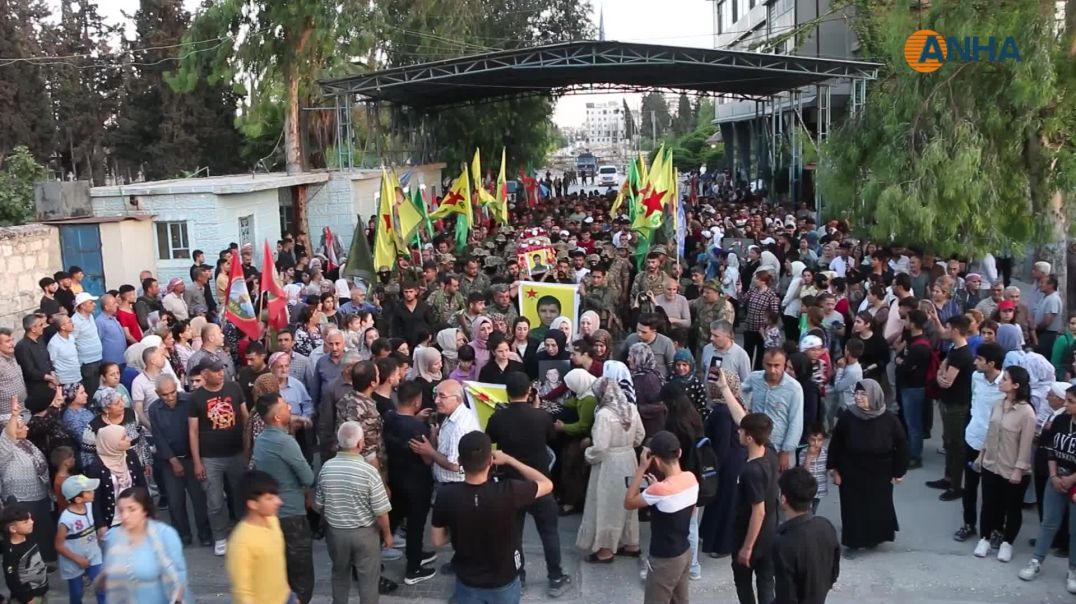 استقبال جثمان شهيد مقاومة الكرامة فدكار ريدور في حلب