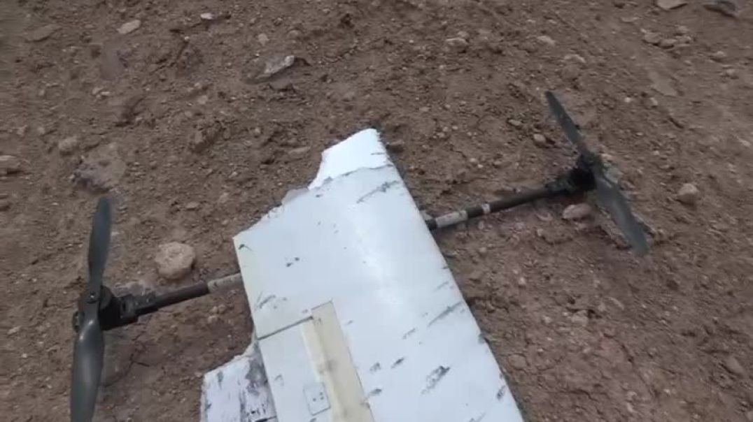 سقوط طائرة مسيّرة تابعة للاحتلال التركي في مدينة تل تمر