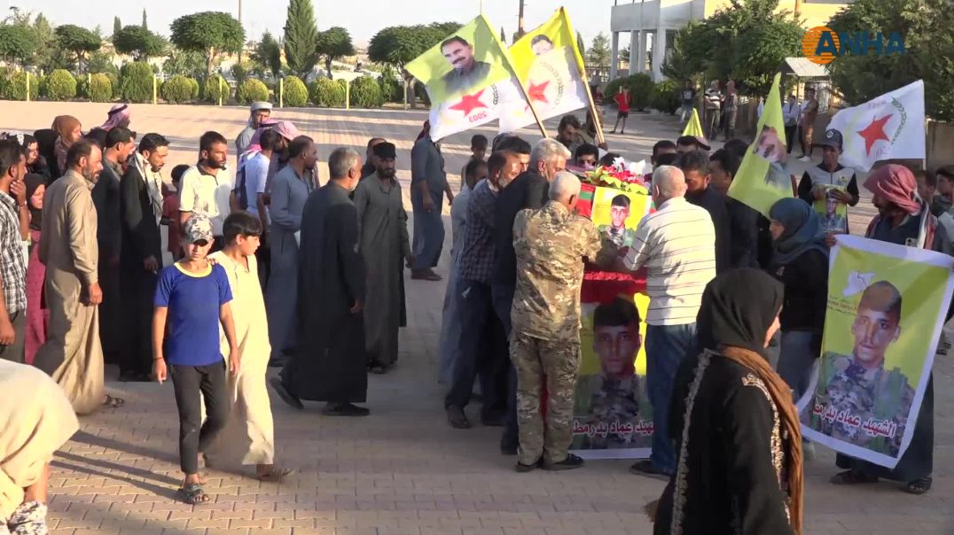 تشييع جثمان الشهيد عماد مطر في الحسكة