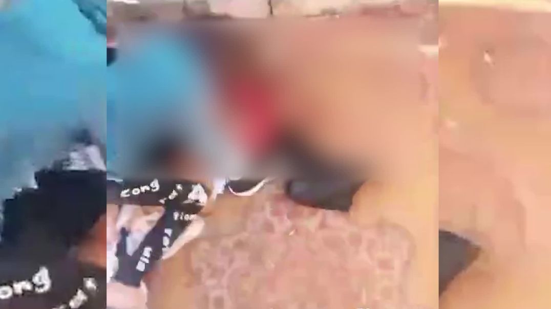 مرتزق يضرب طفلته بوحشية ويصورها في مدينة إعزاز المحتلة