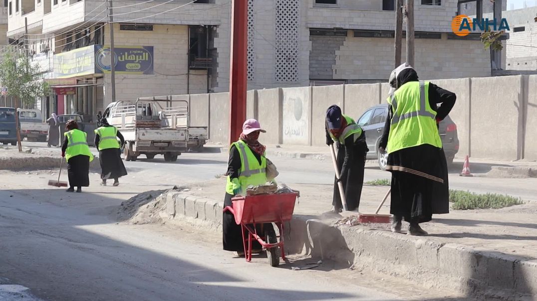 بلدية الشعب في الرقة تطلق مبادرة للنظافة