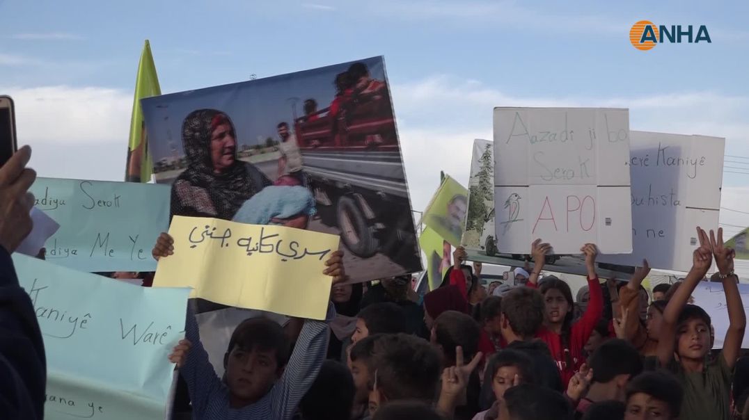 ⁣مهجرو سري كانيه يتظاهرون ضد الاحتلال ويؤكدون استمرار النضال