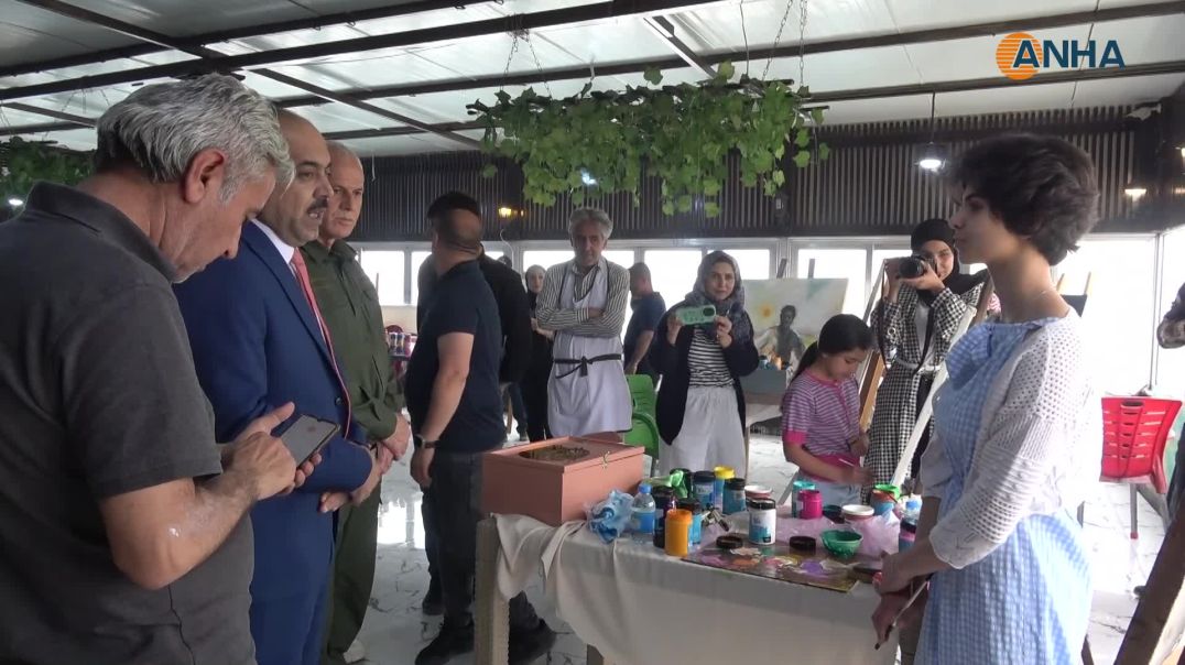 ملتقى روج آفا للفن التشكيلي يواصل فعالياته في يومه الثالث