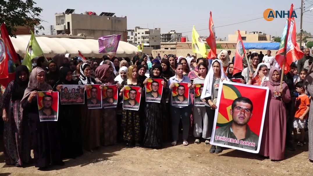 ⁣مراسم غيابية لشهيد في قوات الدفاع الشعبي عباس باران في الدرباسية