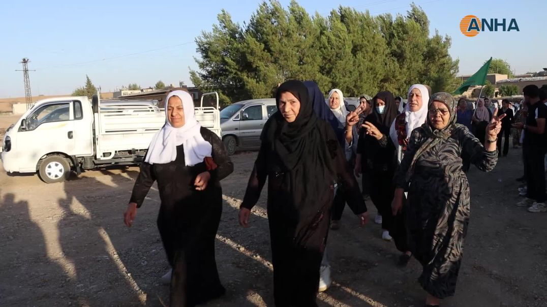 مراسم غيابية لمقاتل قوات الدفاع الشعبي راوان كوجر