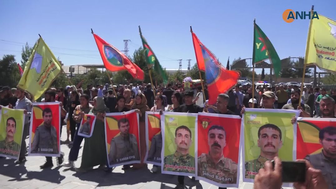 ⁣Şehîd Birûsk Kobanê hat oxirkirin û 2 şehîd hatin bibîranîn