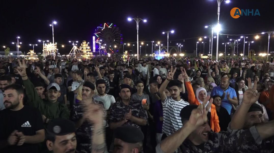 ⁣احتفالات في إقليم شمال وشرق سوريا بانتصار مقاومة سد تشرين