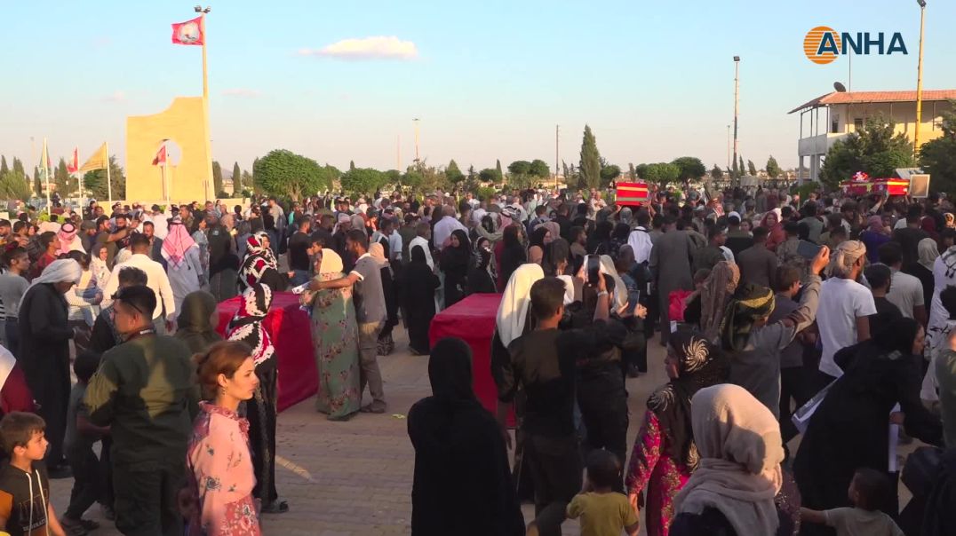 Bi merasîmek heybet xelkê Hesekê sê şehîd oxir kirin