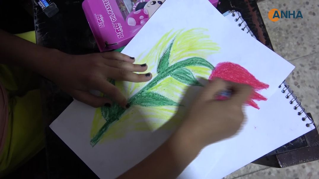 أطفال عين عيسى يرسمون لمستقبل واعد