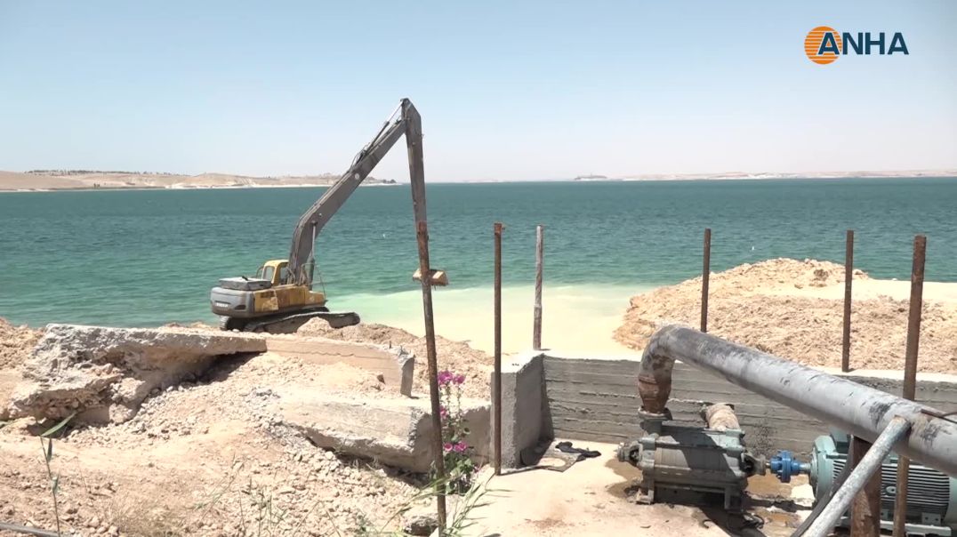خروج محطة عايد لمياه الشرب عن الخدمة نتيجة انخفاض منسوب الفرات