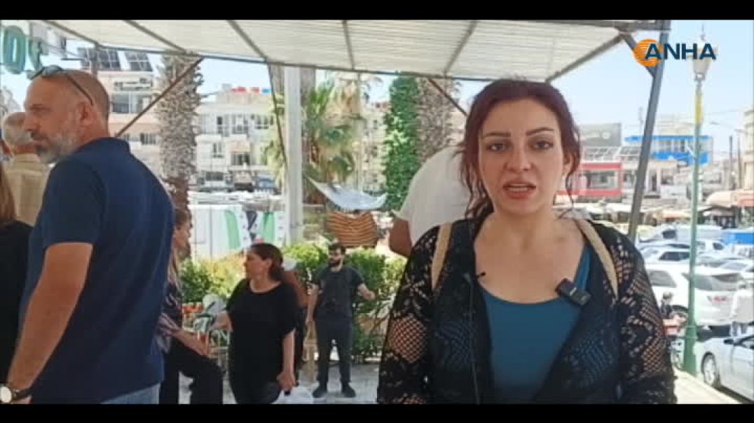 ⁣وقفة تضامنية في السويداء تنديداً بتفجير كنيسة مار إلياس