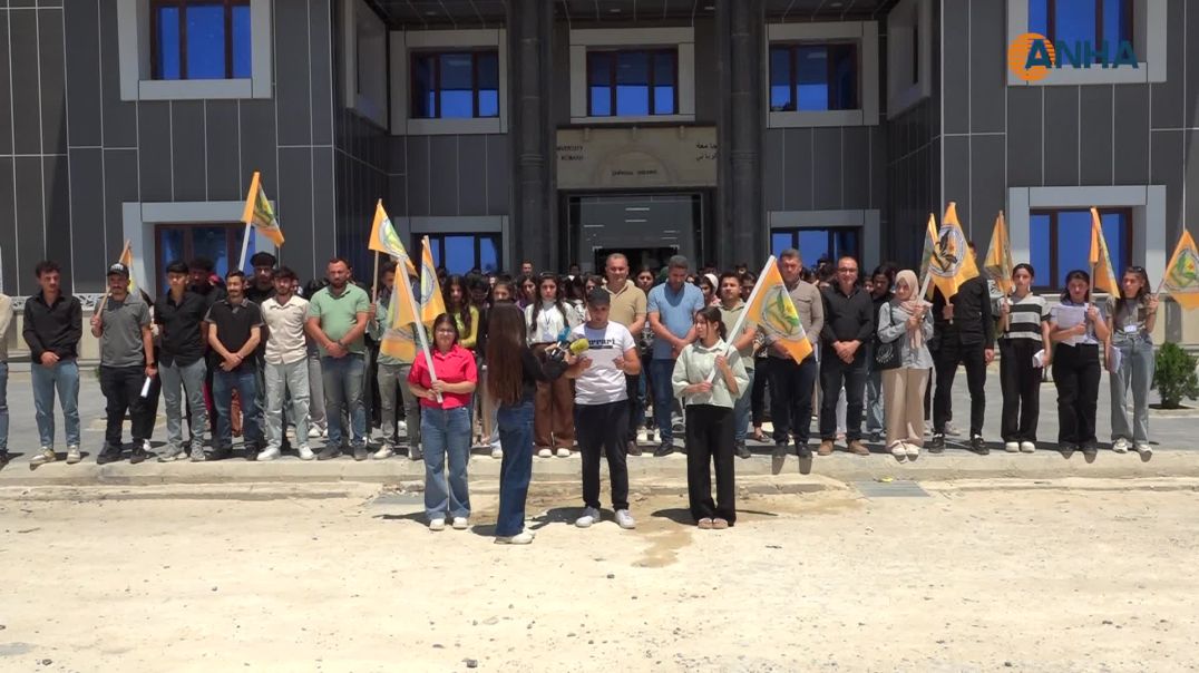 Xwendekarên Zanîngeha Kobaniyê der barê silavên Rêber Apo de daxuyaniyek da