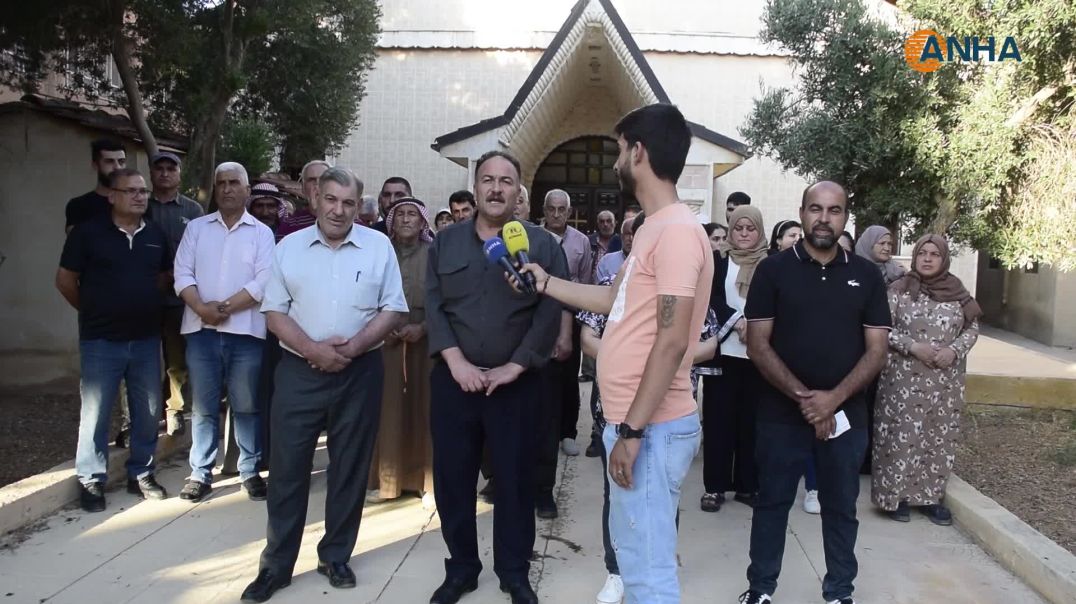 من تل تمر إدانة للتفجير الذي استهدف كنيسة مار إلياس