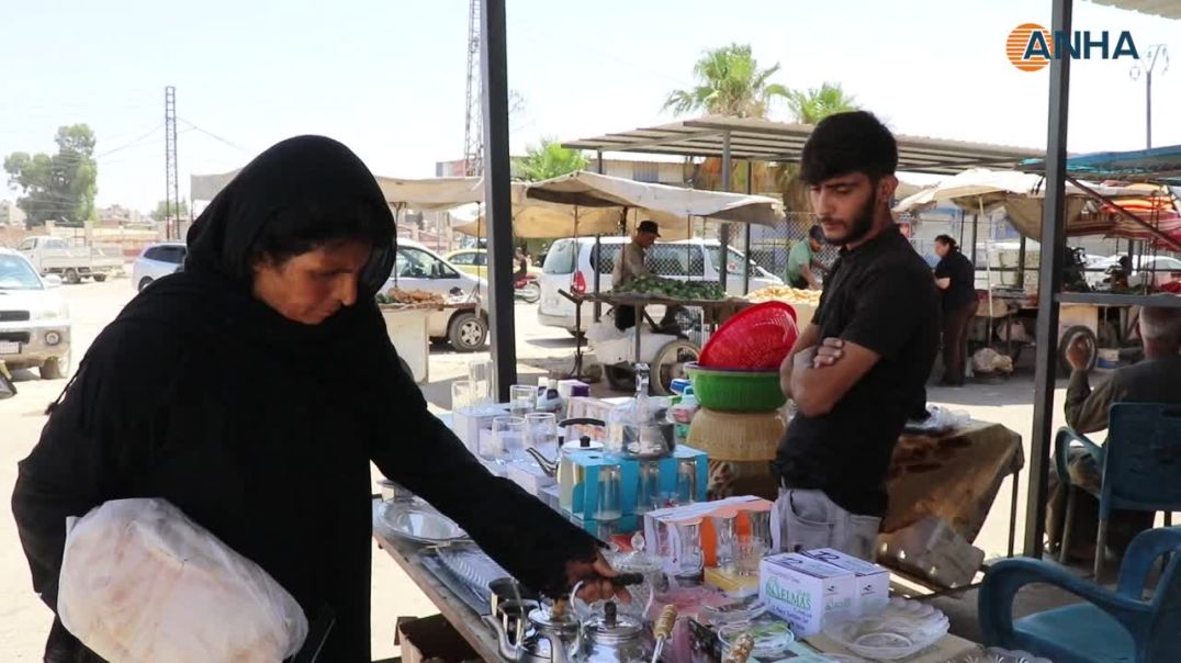 ⁣بلدية الشعب في قامشلو تنظم الأسواق وتمنع إشغال الأرصفة